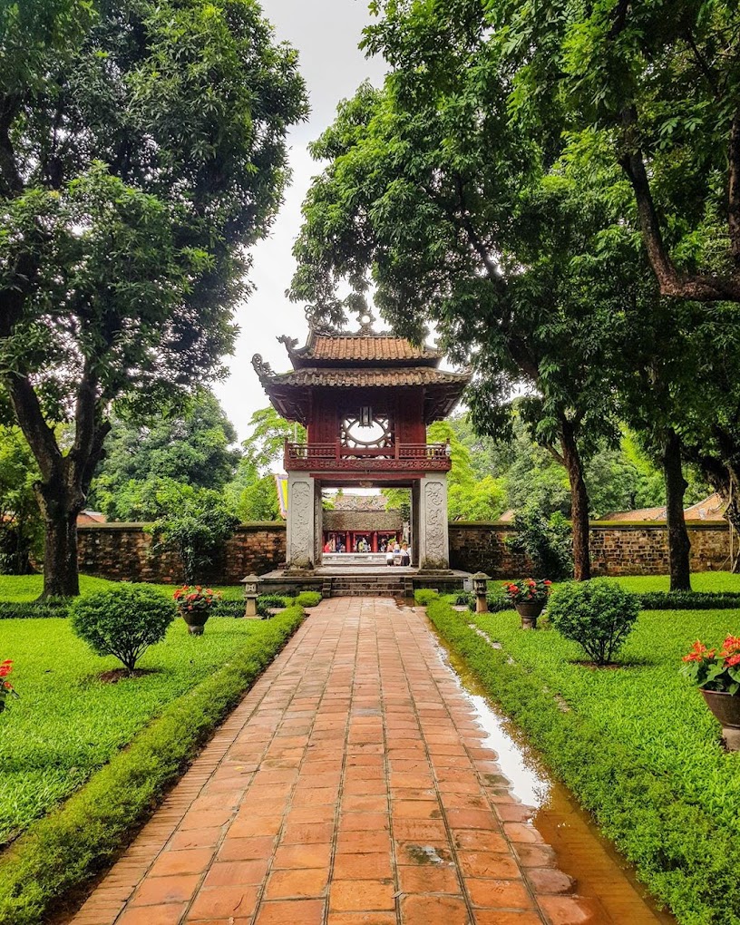 Stone Stele in the Temple of Literature – Hanoi